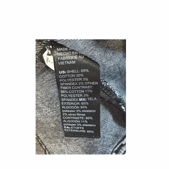 White House Black Market Animal Print Moto Jacket - Picture 6 of 8